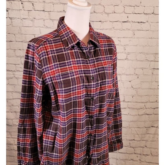 Woolrich brand women's button up- Size Large Petite - Picture 2 of 6